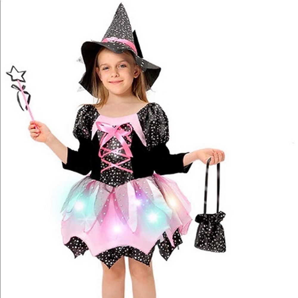 Light-Up sparkle Witch costumes
